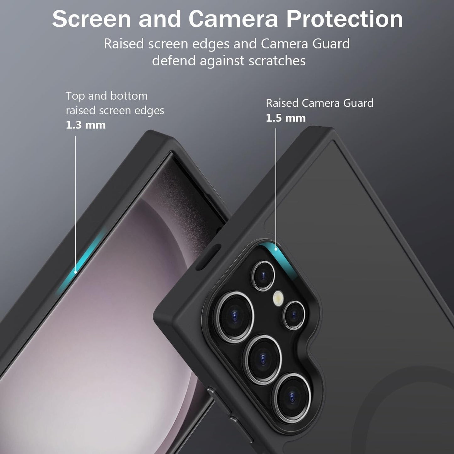 For Samsung Galaxy S25 Ultra S24 S23 S22 Frosted Case Mag Safe Shockproof Cover