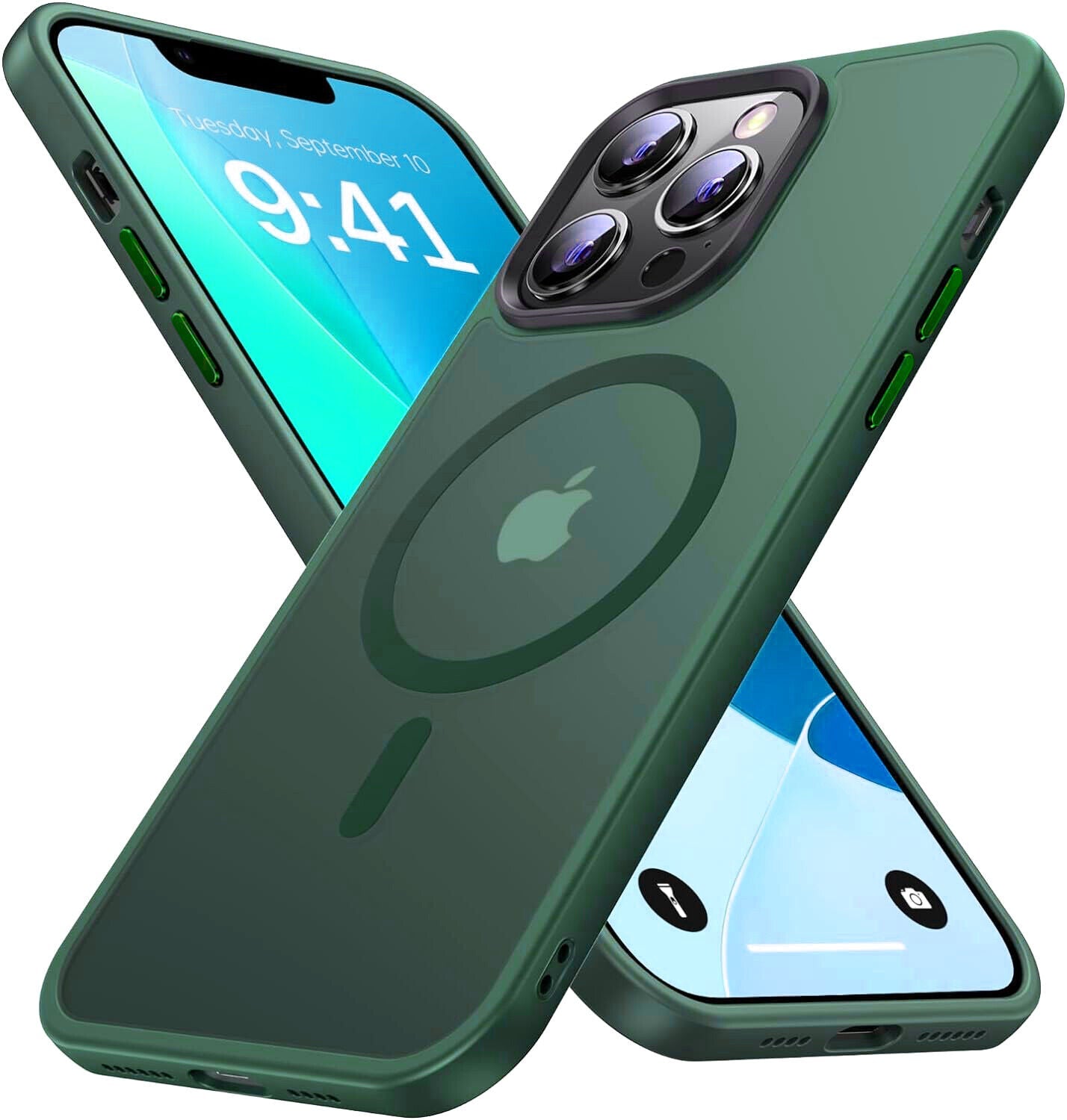 For Iphone 17 16 15 14 13 12 Pro Max Air Frost Case Mag Safe Shockproof Cover