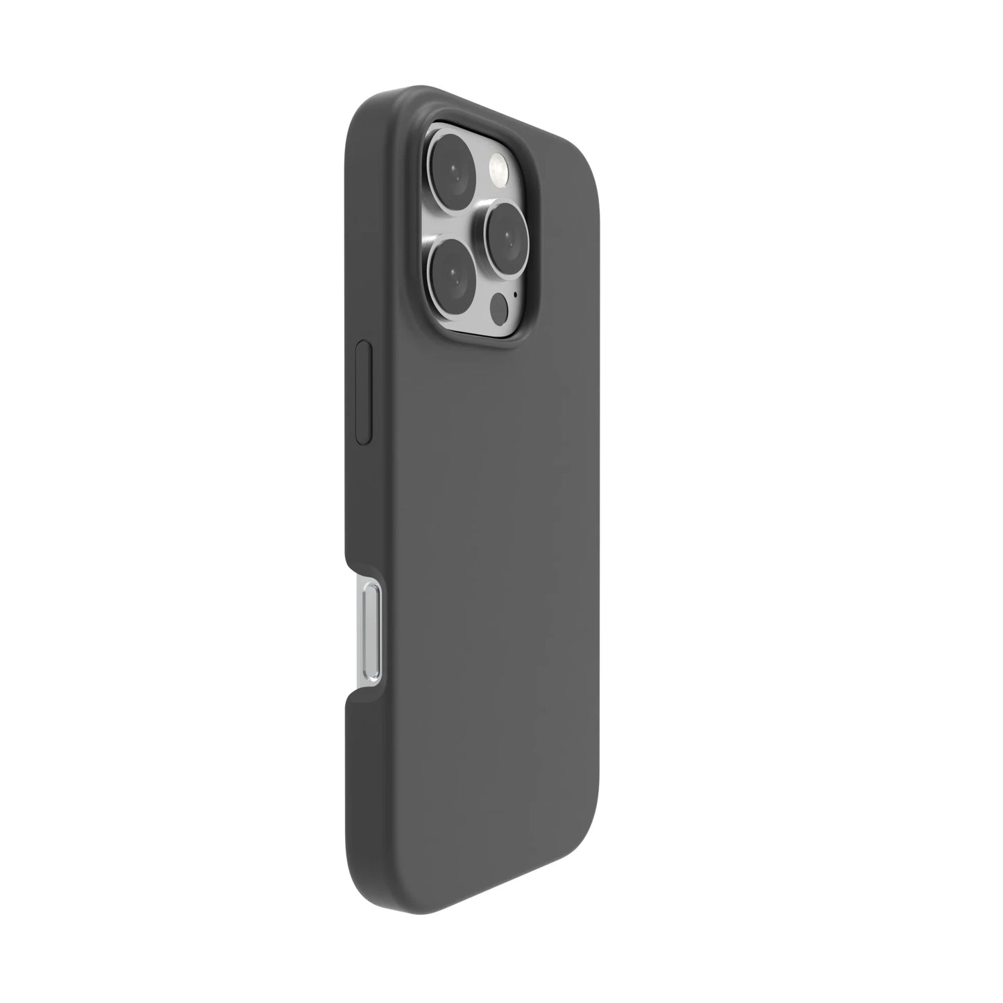 Iphone 16 Pro - Silicone Phone Case with Mag Safe Technology, Black