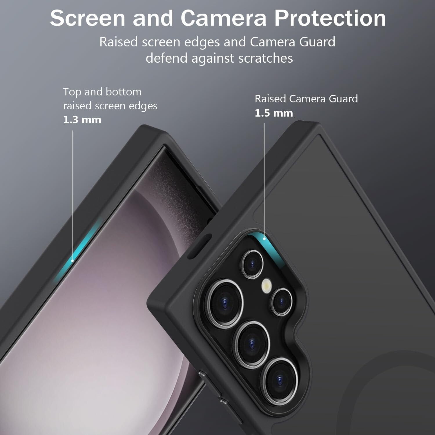 For Samsung Galaxy S25 Ultra S24 S23 S22 Frosted Case Mag Safe Shockproof Cover